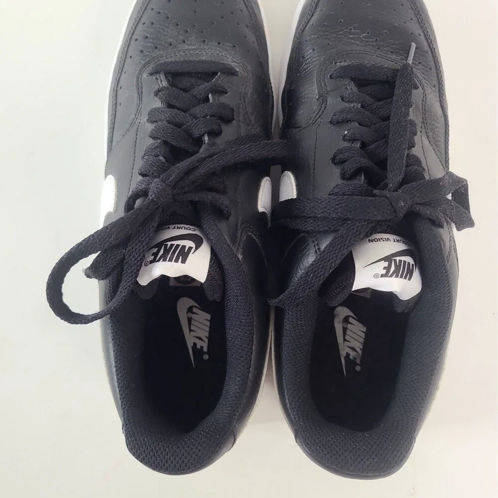 Nike Court Vision Low Black CD5463-001 Athletic Sneaker Shoes Size 8.5